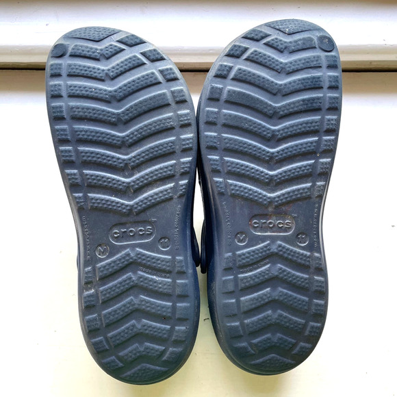 Crocs Bistro Clog Slip Resistant Work Shoes Navy Blue Men's Size 11 - Picture 8 of 8
